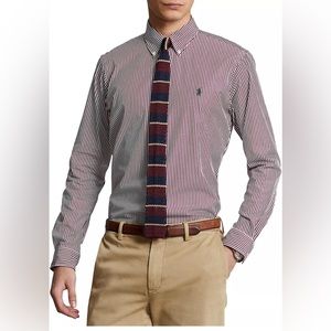 Ralph Lauren Men’s medium 15 1/2” slim fit dressy button down shirt